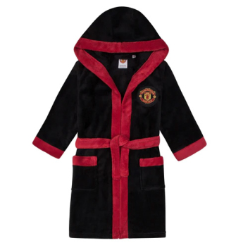 Manchester United szlafrok dziecięcy black