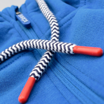 Barcelona dziecięca bluza z kapturem Zip Oceanic