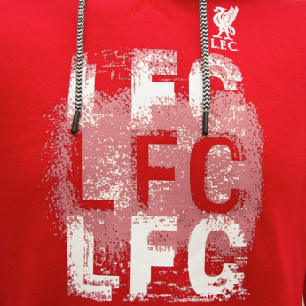 Liverpool męska bluza z kapturem 3LFC red