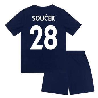 West Ham United piżama dziecięca Text Souček