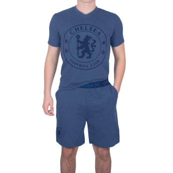 Chelsea piżama męska Short Blue Marl