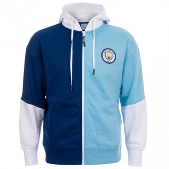 Manchester City męska bluza z kapturem No2 zip half