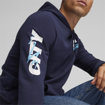 Manchester City męska bluza z kapturem FtblIcons navy
