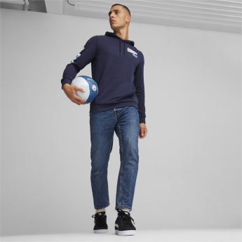 Manchester City męska bluza z kapturem FtblIcons navy
