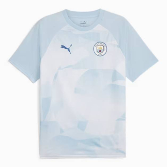 Manchester City piłkarska koszulka meczowa Prematch