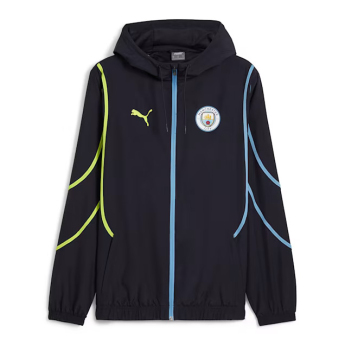Manchester City męska bluza piłkarska Pre-Match navy