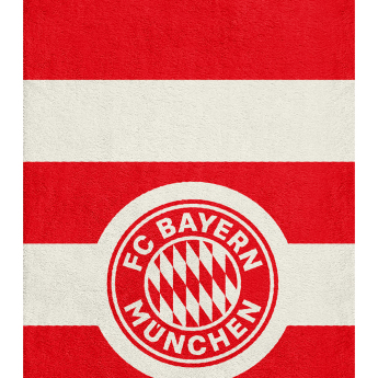Bayern Monachium ręcznik plażowy Red Stripes