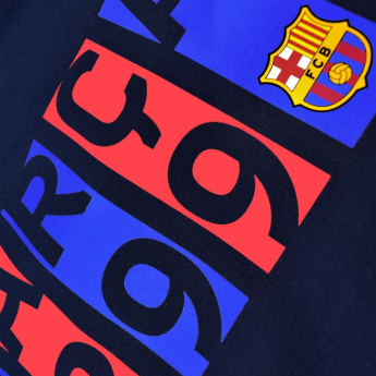 Barcelona dziecięca bluza z kapturem Flag navy