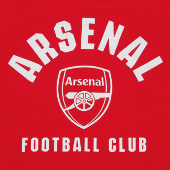 Arsenal męska bluza z kapturem Round red