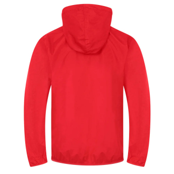 Arsenal męska kurtka z kapturem Shower red white