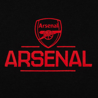 Arsenal męska bluza z kapturem Zip black