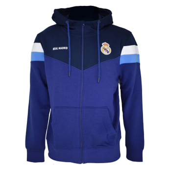 Real Madryt męska bluza z kapturem No13 Zip navy