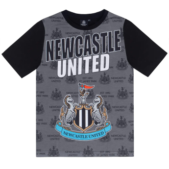 Newcastle United piżama dziecięca Text black