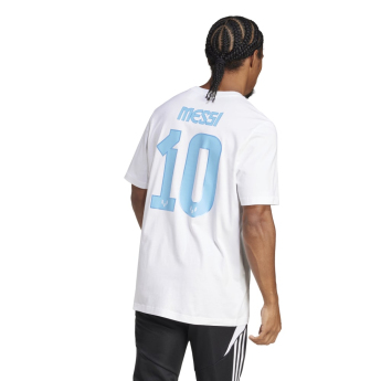 Lionel Messi koszulka męska MESSI Name and number white