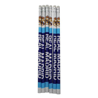 Real Madryt zestaw ołówków blue white