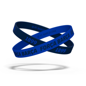 Barcelona gumowa bransoletka Locked blue