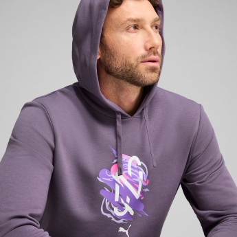Neymar Jr męska bluza z kapturem NEYMAR JR Creativity purple