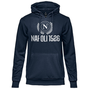 SSC Napoli męska bluza z kapturem Crest navy