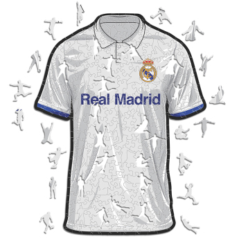 Real Madryt puzzle drewniane Jersey 150 pcs