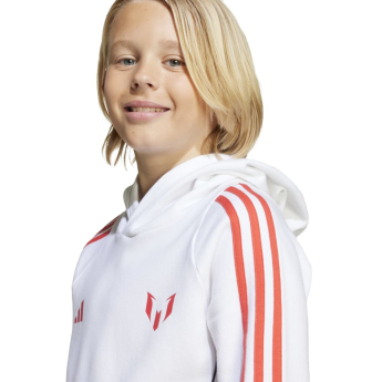 Lionel Messi dziecięca bluza z kapturem MESSI white