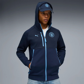 Manchester City męska bluza z kapturem Pumatech navy