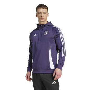 Manchester United męska bluza z kapturem Track purple