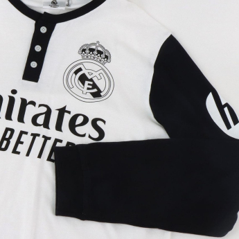 Real Madryt piżama męska Long white
