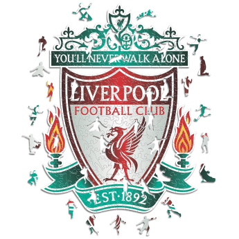 Liverpool puzzle drewniane Crest 500 pcs