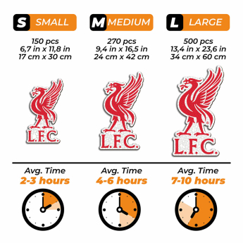 Liverpool puzzle drewniane Liver Bird 270 pcs
