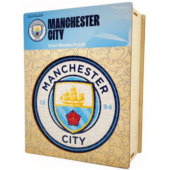 Manchester City puzzle drewniane Crest 500 pcs