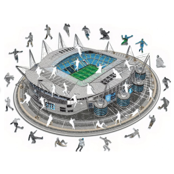 Manchester City puzzle drewniane Etihad Stadium 270 pcs