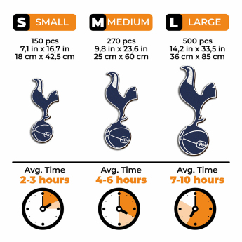 Tottenham puzzle drewniane Crest 150 pcs