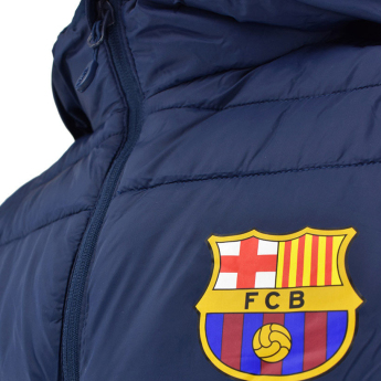 Barcelona dziecięca kurtka zimowa z kapturem Padded navy