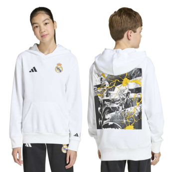 Real Madryt dziecięca bluza z kapturem Avengers white