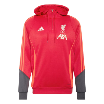 Liverpool męska bluza z kapturem Track red
