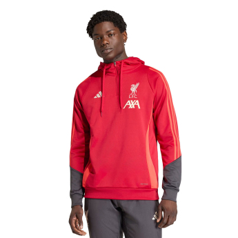 Liverpool męska bluza z kapturem Track red