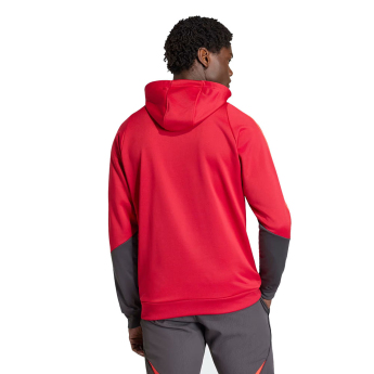Liverpool męska bluza z kapturem Track red