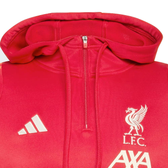 Liverpool męska bluza z kapturem Track red