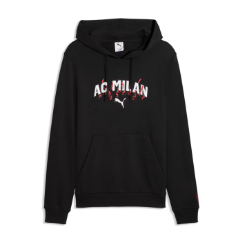 AC Milan męska bluza z kapturem Culture black