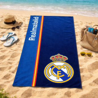 Real Madryt ręcznik plażowy Microfibra Double blue