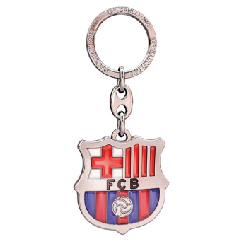 Barcelona brelok do kluczy Escudo silver