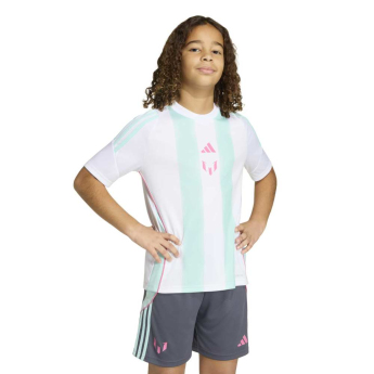 Lionel Messi dziecięca koszulka meczowa MESSI Stripe white