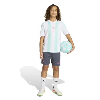Lionel Messi dziecięca koszulka meczowa MESSI Stripe white
