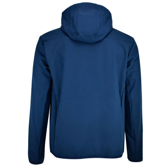 Barcelona męska kurtka z kapturem Softshell navy light