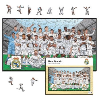 Real Madryt puzzle drewniane 25/26 Team 270 pcs