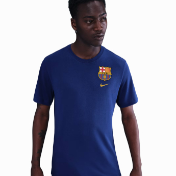 Barcelona koszulka męska Crest navy