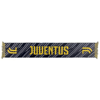 Juventus szalik zimowy Text yellow