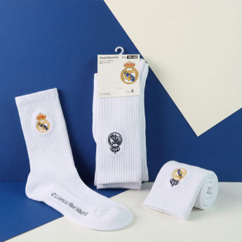 Real Madryt skarpetki 2pack Long white
