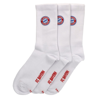 Bayern Monachium skarpetki 3 pack white
