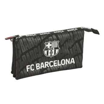 Barcelona piórnik na ołówki triple 25/26 black